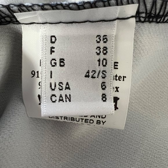 Ottod’Ame Womens Blue Floral Mini Shift Dress Stretch made in Italy size 6 - Picture 11 of 14